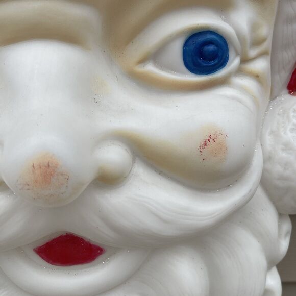 Vintage 24" Empire Santa Claus Face Blow Mold Light Christmas Decoration - Picture 2 of 9